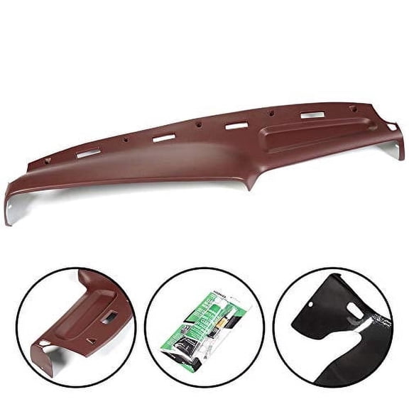 CROSSDESIGN Molded Dash Skin Cover Overlay Fit for Dodge Ram 1994-1997 Dash Cover Dashboard