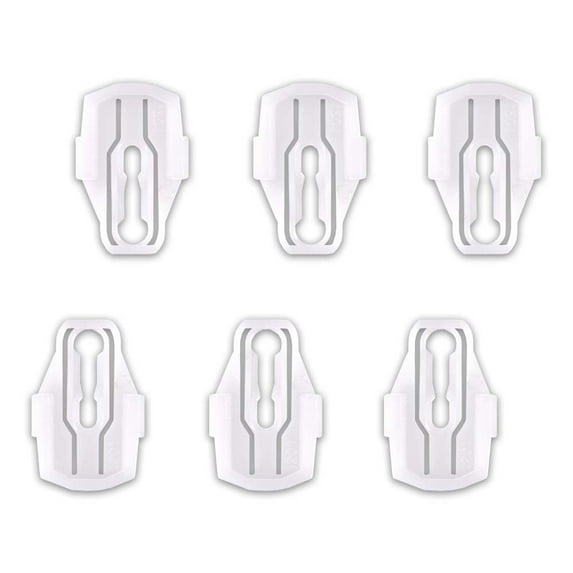 CROSSDESIGN Molding Plastic Clip Fit for Lincoln 1966-1969 White