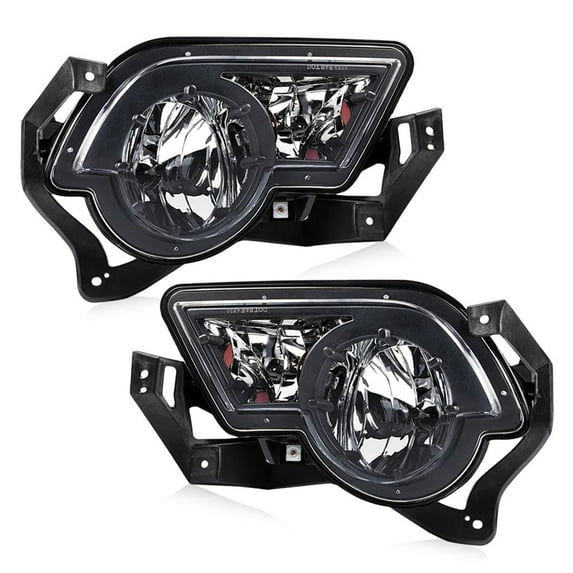 CROSSDESIGN Pair Left&Right Fog Lights Fit for 2002-2006 Chevy Avalanche