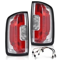 CROSSDESIGN Pair Tail Lights Brake Lamps Assembly Fit for 2015-2018 GMC Canyon