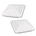 thumbnail image 1 of CROSSDESIGN RV Roof Vent Cover 14" x 14" Waterproof Vent Lid Replacement Fit For Universal RV, Trailer, Camper, Motorhome Trailer(White 2 Pack), 1 of 9