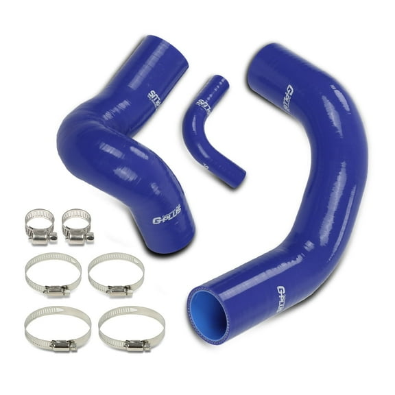 CROSSDESIGN Radiator Hose Set Upper, Lower and Bypass Hoses Fit for John Deere Models Blue