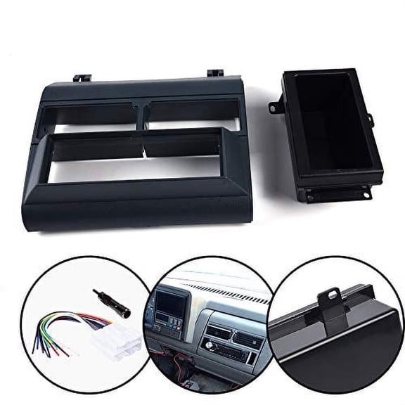 CROSSDESIGN Radio Dash Pocket Bezel Kit for Chevy GMC Trucks 1988-1994, Blue
