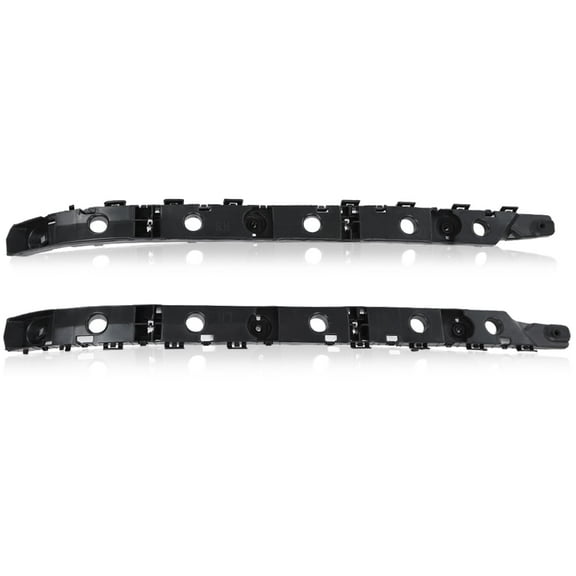 CROSSDESIGN Black Rear Bumper Brackets Retainers Fit For 2014-2017 Nissan Rogue
