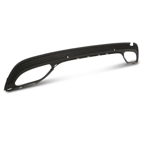 CROSSDESIGN Rear Bumper Valance Black Fit for Benz C-Class 2015-2016 2058856238, MB1195107