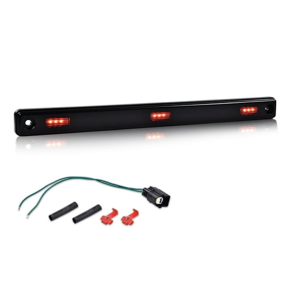 CROSSDESIGN Rear Marker Light Lamp with Pigtail Connector Fit for 2017-2022 Ford Super Duty with DRW