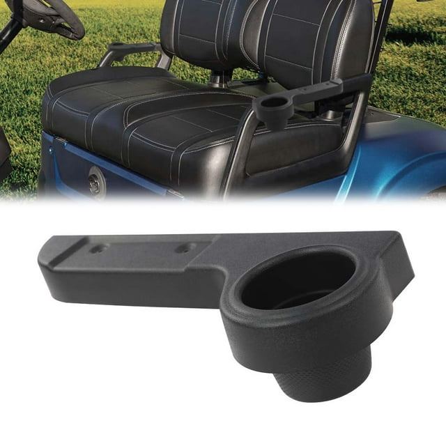 CROSSDESIGN Rear Seat Arm Rest Cup Holder Fit for EZGO Club Car Yamaha