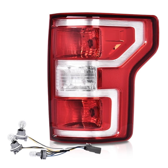 CROSSDESIGN Rear Tail Light Lamp RH Passenger Side Fit for 2018-2020 Ford F150