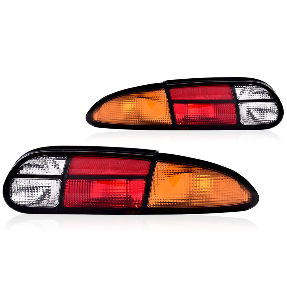 CROSSDESIGN Rear Tail Lights Lamp Left &amp; Right Set Fit for 1993-2002 ...