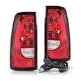 thumbnail image 1 of CROSSDESIGN Rear Tail Lights Left Driver & Right Passenger Side Replacement Fit for 2003-2006 Chevy Silverado All Models(Left+Right), 1 of 9