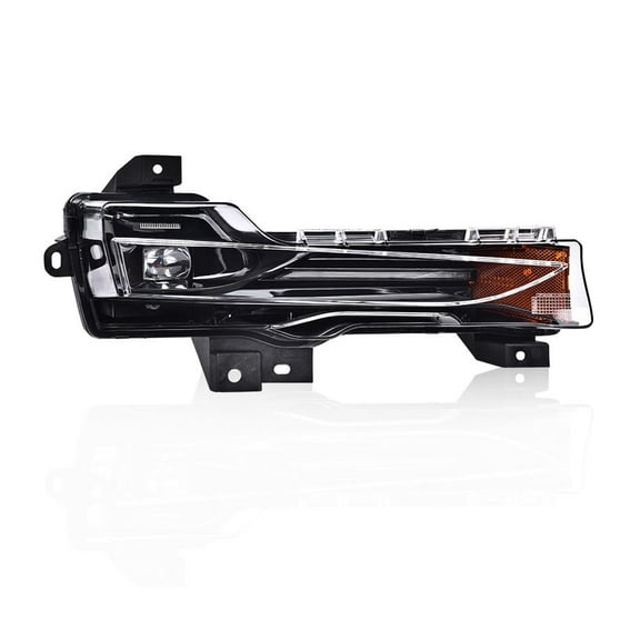 CROSSDESIGN Bumper Fog Light Lamp DRL Right Passenger Side Fit for Tesla Model 3 Y 2017-2023