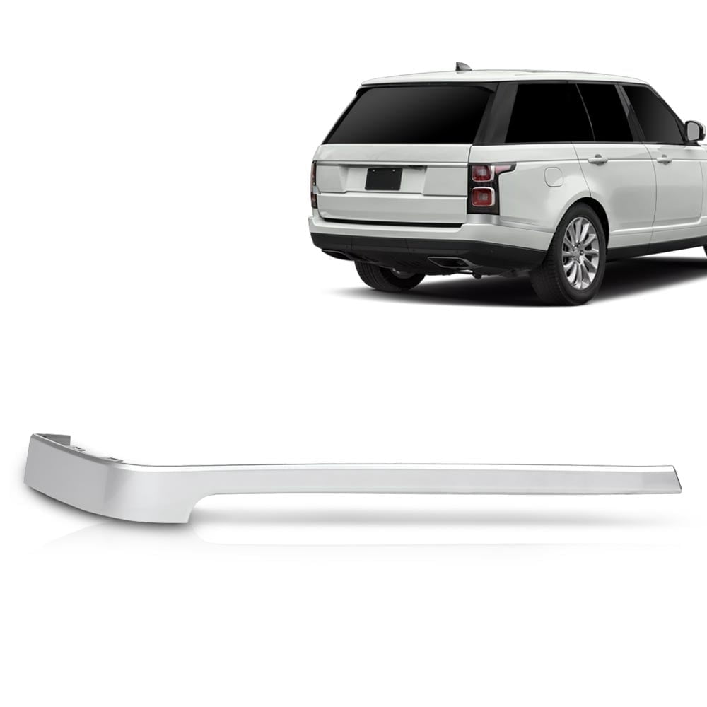 CROSSDESIGN Right Rear Bumper Side Cladding Silver Trim For Land Rover ...