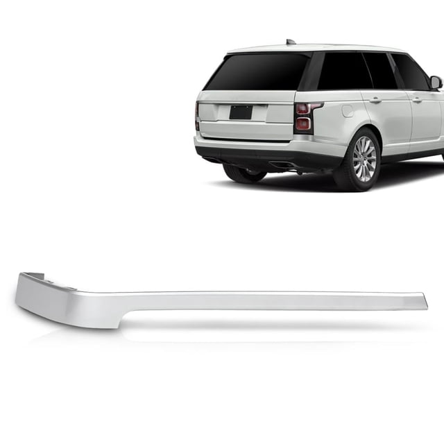 CROSSDESIGN Right Rear Bumper Side Cladding Silver Trim For Land Rover ...
