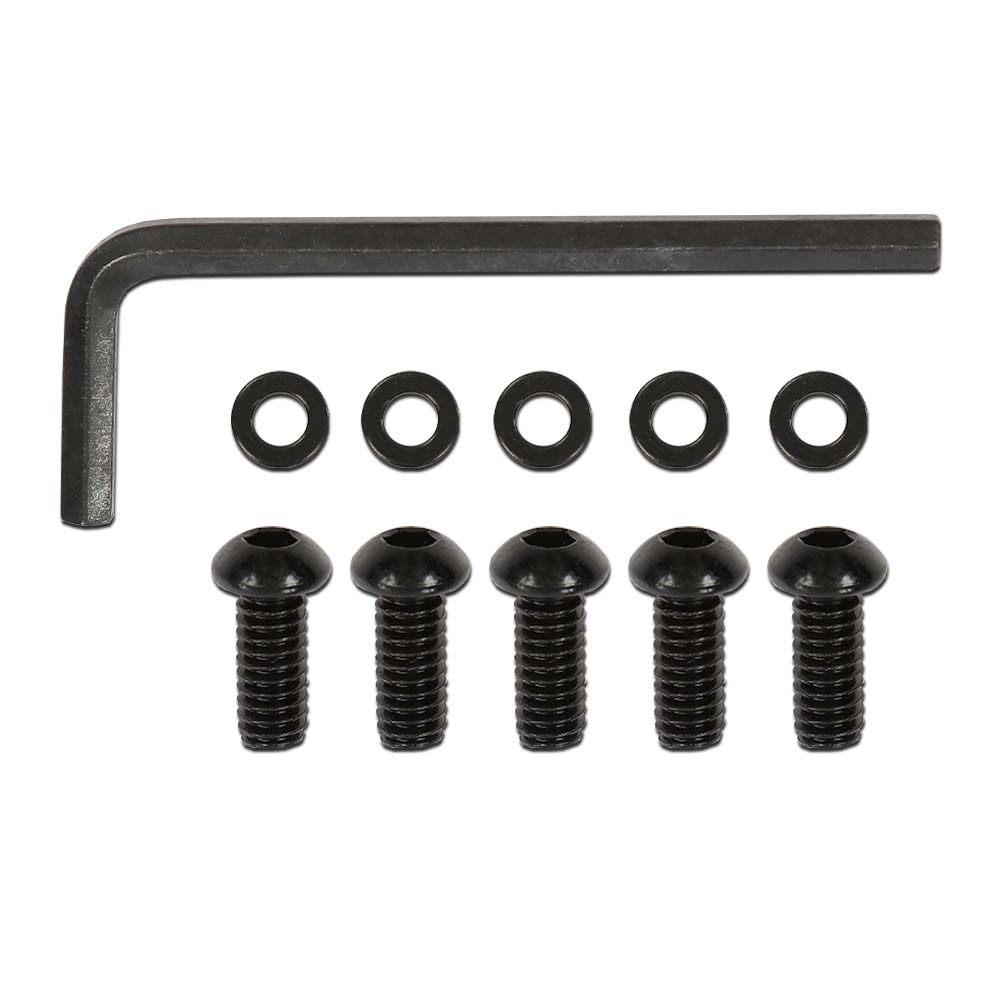 Krator Silver Seat Bolt Screw Knurled Seat Cover Bolt Compatible with