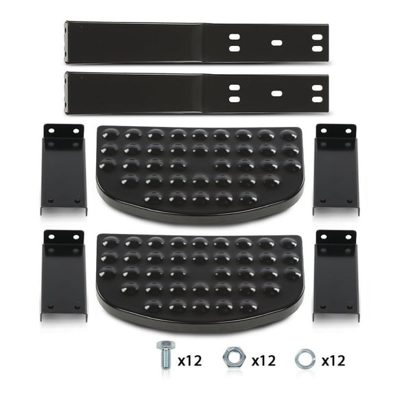 CROSSDESIGN Side Step Kit Fit for Willys CJ2A CJ3A CJ3B M38 CJ5 Jeep