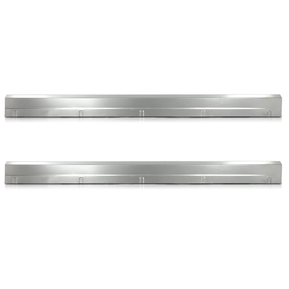 CROSSDESIGN Silver Rocker Panel Fit for 2014-2018 Chevrolet Silverado ...