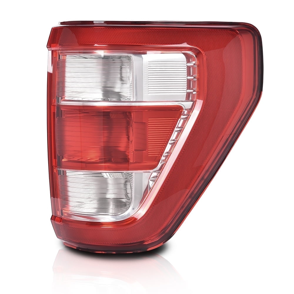 CROSSDESIGN TaiL Light Brake Lamp Right Side Fit for Ford F150 XL 2021-2023 Fit for w/Factory Incandescent and w/o Blind Spot Tail Light Models Only FO2818159