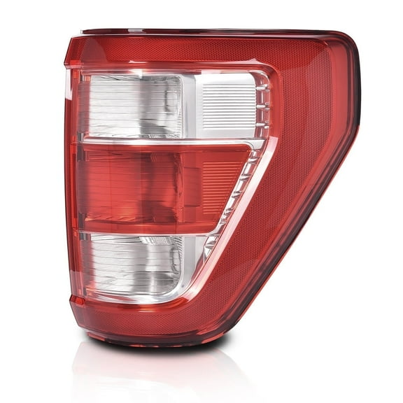 CROSSDESIGN TaiL Light Brake Lamp Right Side Fit for Ford F150 XL 2021-2023 Fit for w/Factory Incandescent and w/o Blind Spot Tail Light Models Only FO2818159