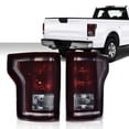 thumbnail image 1 of CROSSDESIGN Rear Tail Light Assembly Pair Fit for Ford F150 2015-2017 Driver & Passenger Side Brake Lamps Without Bulbs Smoke Lens, 1 of 10