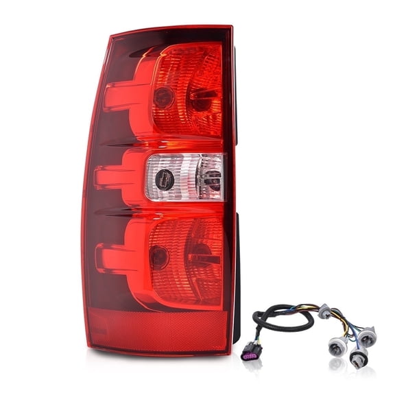 CROSSDESIGN Tail Light Fit for Chevrolet Tahoe Suburban 1500 2500 2007-2014 Tail Lamp