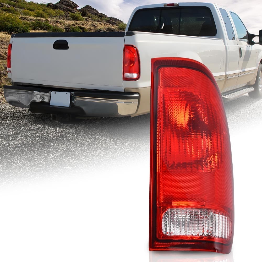 CROSSDESIGN Tail Light Set Fit for Ford F-150 1997-2003/F-250 F-350 Super Duty 1999-2007 Tail Lamp