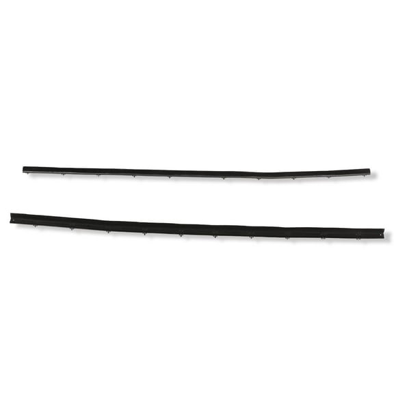 CROSSDESIGN Tailgate Tail Gate Window Sweep Weatherstrip Seal Set Fit for Ford Bronco 1978-1996 Black