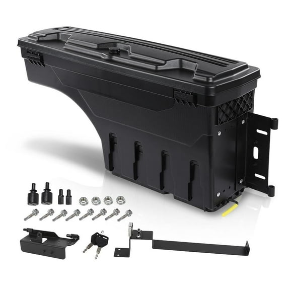 CROSSDESIGN Truck Bed Storage Tool Box Fit for Dodge Ram 1500 2019-2021