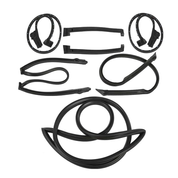 CROSSDESIGN Weatherstrip Kit Weather Strip Seal fit for 1984-1989 Corvette C4 Coupe