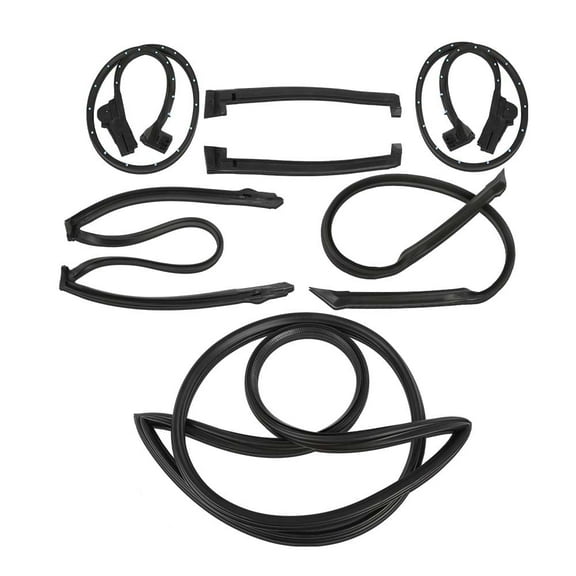 CROSSDESIGN Weatherstrip Kit Weather Strip Seal fit for 1984-1989 Corvette C4 Coupe
