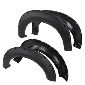 CROSSDESIGN Wheel Fender Flares Cover Wheel Cover Protector Fit for 2009-2014 Ford F150