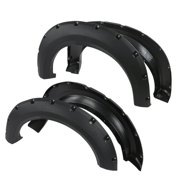 CROSSDESIGN Wheel Fender Flares Cover Wheel Cover Protector Fit for 2009-2014 Ford F150
