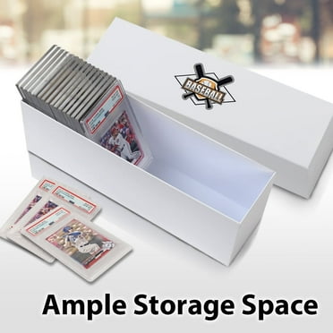 5 BCW Burgundy Graded Card Storage Boxes - Holds 26 PSA Slabs Each (Standard Size)