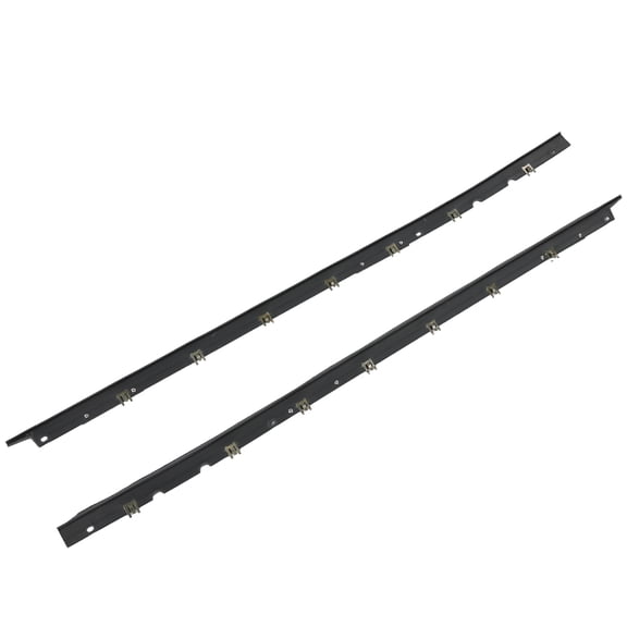 CROSSDESIGN Window Felt Sweeps Weatherstrip Pair w/Rivets Belt Outer Fit for Chevy Corvette C4 (Coupe & Convertible) 1984-1996