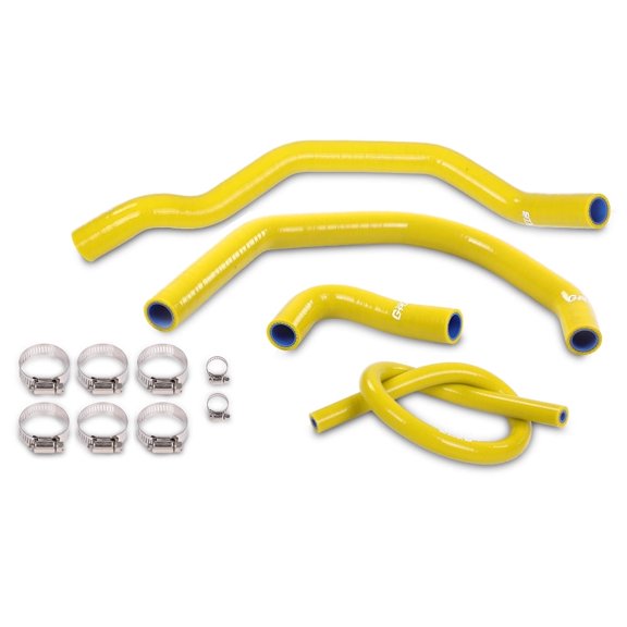 CROSSDESIGN Yellow Reinforced Silicone Radiator Hose Fit for Yamaha Banshee 350 YFZ350 1987-2006