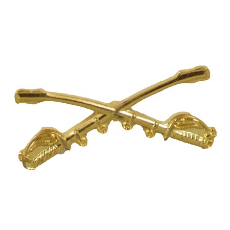 CROSSED SABRES HAT PIN