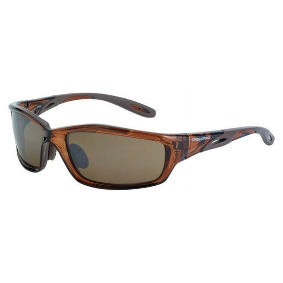 Crossfire Safety Glasses,Brown 2117