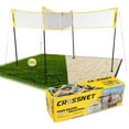 thumbnail image 1 of CROSSNET Quick Assemble 4 Square Volleyball Game Set for Adults and Kids with Volleyball Net, Backpack and Ball for Outdoor Games, 1 of 6