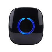 CROSSPOINT Extra Add-On Battery Free Plugin Receiver for the CROSSPOINT Expandable Wireless Doorbell Alert System, Model ER, Black