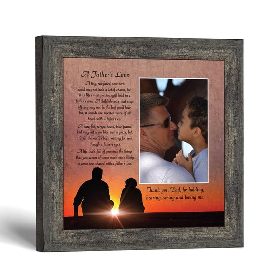 Fathers Day Gift Ideas, Sunset Dad Photo Frame for Daughter