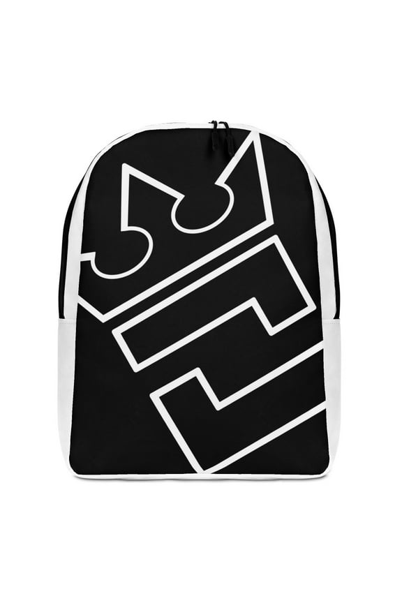 CROWN BIG TIME BLACK Minimalist Backpack