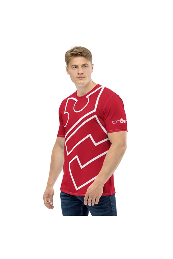 CROWN BIG TIME RED Men's t-shirt (S)