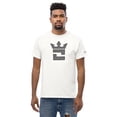 thumbnail image 1 of CROWN DOUBLE GRAY Men's classic tee (White, 4XL), 1 of 6