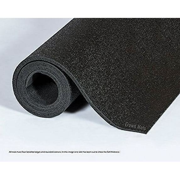 CROWN MATS (LUDLOW COMPOSITES CORP) CDL023TX #580 SPARK-SAFE 1/2" BLACK 2'X3'