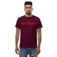 thumbnail image 1 of CROWN RED TITLE Men's classic tee (Maroon, L), 1 of 2