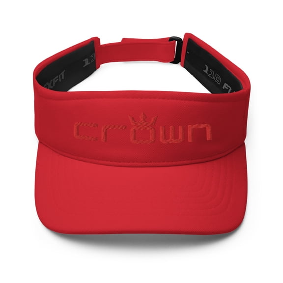 CROWN RED TITLE Visor (Red)