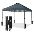 thumbnail image 1 of CROWN SHADES 10x10 Pop Up Canopy Patented Center Lock One Push Instant Outdoor Canopy Tent Grey, 1 of 10