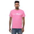 thumbnail image 1 of CROWN WHITE TITLE Men's classic tee (Azalea, M), 1 of 2