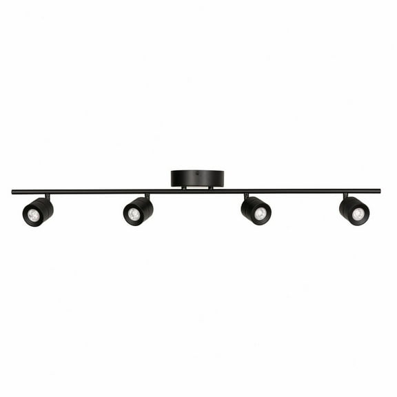 Afx Core 4 Light LED Fixed Rail,Black CRRF4450L30BK