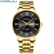 CRRJU 2175 Mens Watch Casual Business Fashion Personalized Watch Mens Watch Students Watch Simple Calendar