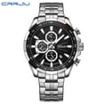 thumbnail image 1 of CRRJU Men Watch Top Brand Luxury Sports Quartz Mens Watches Full Steel Luminous Waterproof Chronograph Wristwatch Men Relogio, 1 of 1